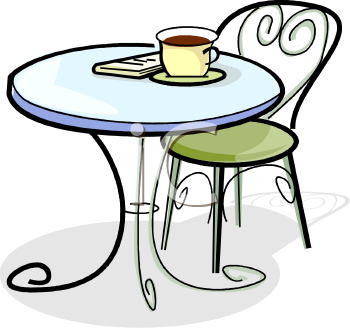 350x328 Coffee Sitting On A Bistro Cafe Table Printables