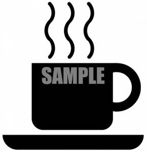 290x300 Clipart Picture Of A Steaming Cup Of Coffee Silhouette
