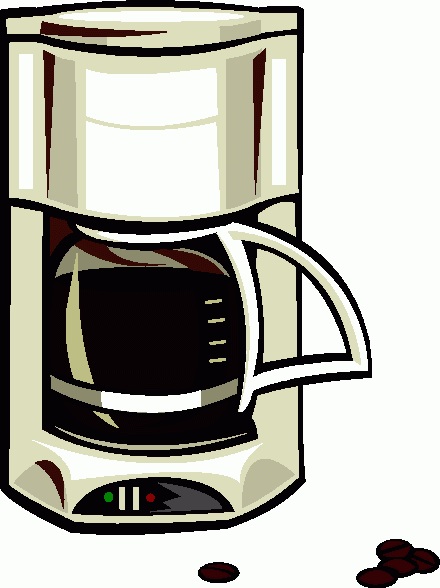 440x588 Free Coffee Pot Clipart Image
