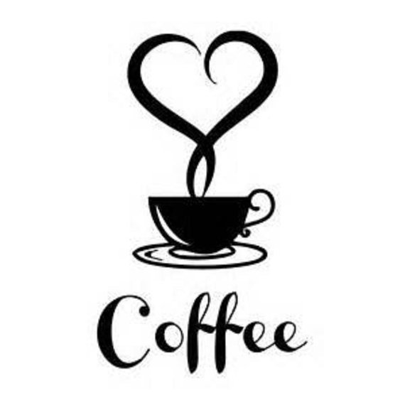 570x570 Coffee Wall Decal By Adsforyou On Etsy Coffee Wall