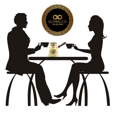 400x400 Greek Turkish Coffee Pot Olympicco Collection