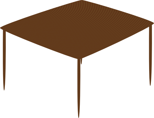 600x460 Small Square Table Clip Art Free Vector 4vector