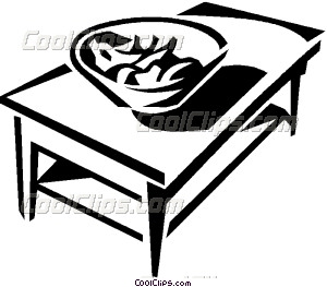 300x263 Coffee Table Vector Clip Art