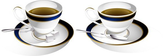 563x195 Clipart Coffee Cup