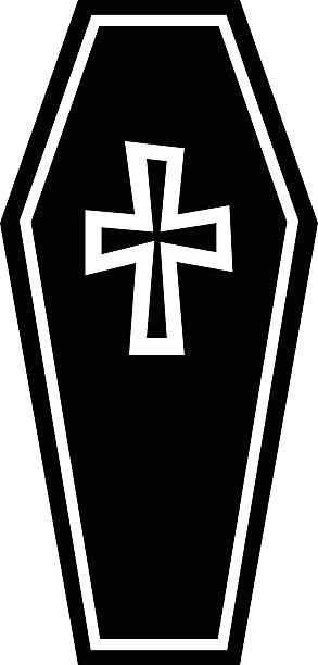 293x612 Coffin Clipart Cross