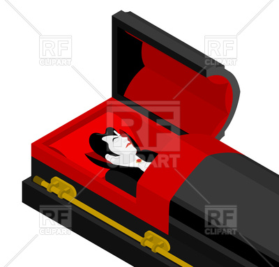 400x383 Vampire (Dracula) In Coffin