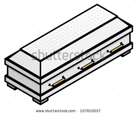 450x376 Coffin Clipart Black And White