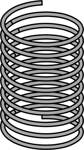 281x500 Metal Spring Vector Drawing Public Domain Vectors