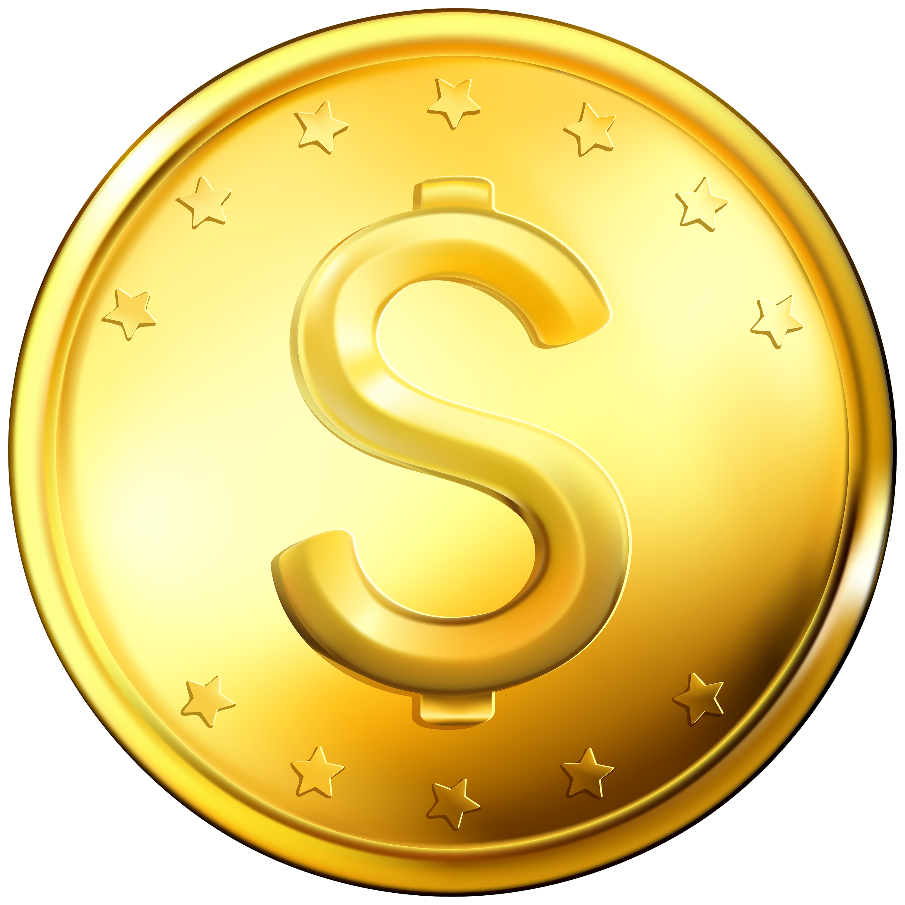 3000x3000 Gold Coin Png Clipart