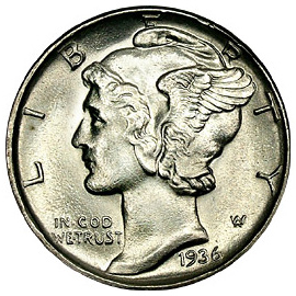 270x270 Dime Free Clip Art Image