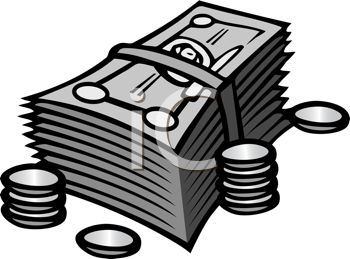 350x259 Stack Of Dollars And Coins