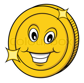 320x319 Cartoon Coins Stock Vector Colourbox