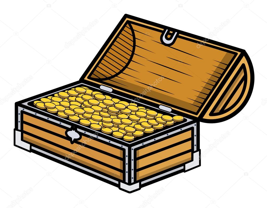 1023x798 Ancient Gold Coin Filled Box