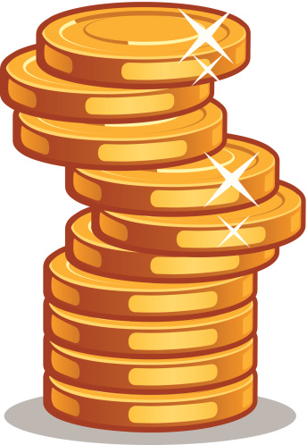 344x498 Coin Clipart Stack Coin