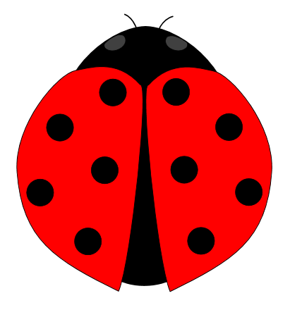 411x440 Lady Bug Clip Art
