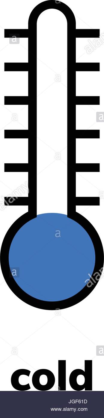 347x1390 Temperature Icon, Vector Clip Art. Narrow Range Mercury