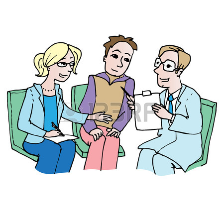 450x450 Doctor And Patient Consultation, Diagnosis People Collaboration