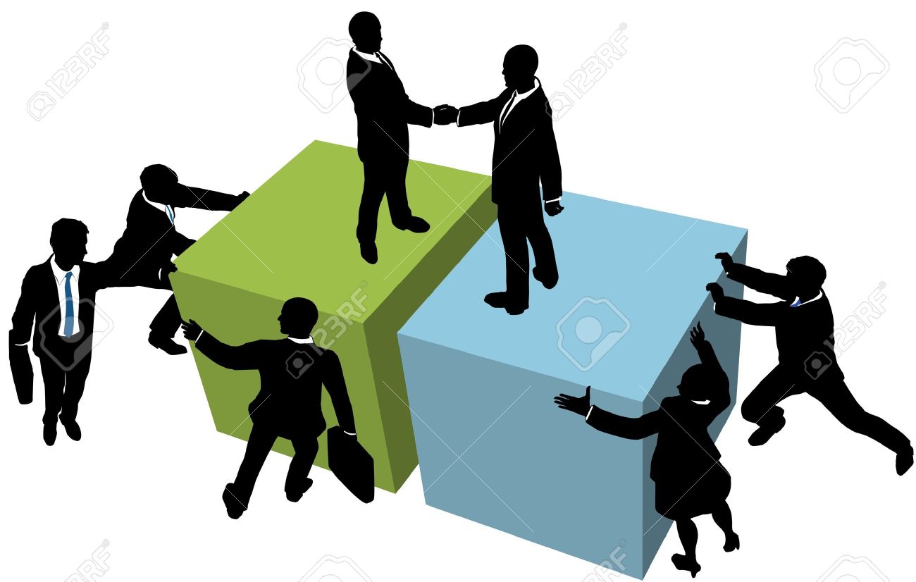 1300x826 Business Team Help Facilitate Company Deal Partnership Merger