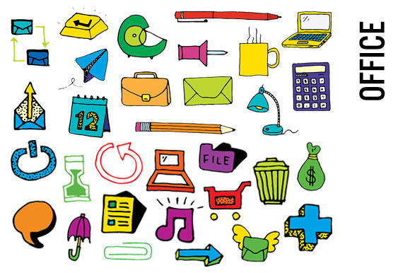 580x386 Office Clipart Collection