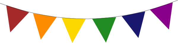 600x146 Pennant Clipart