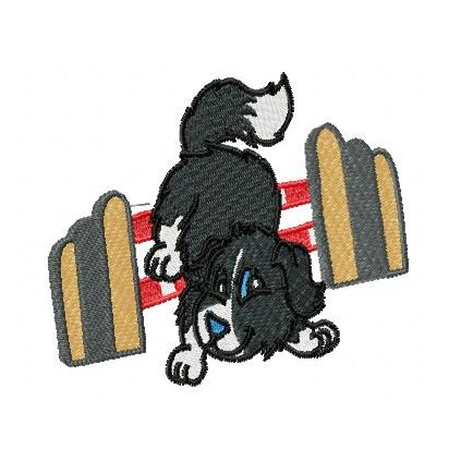 434x434 Border Collie Clipart Agility