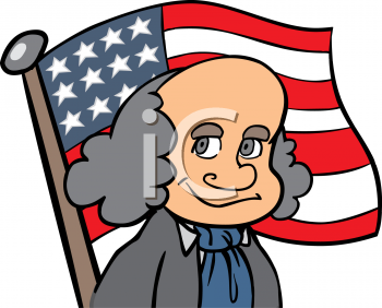 350x282 Flag Clipart Colonist