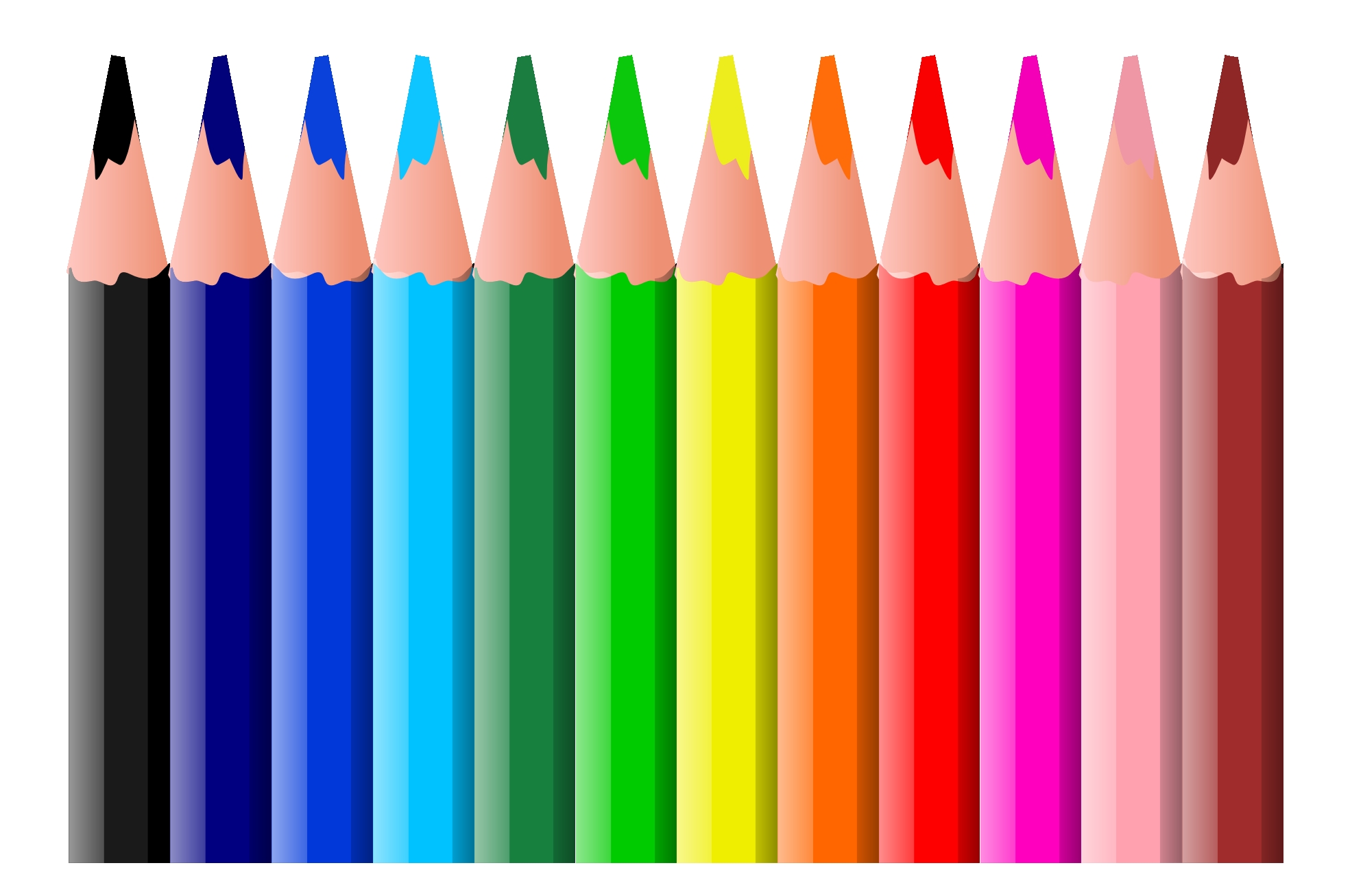 1969x1307 Crayon Clip Art For School Image