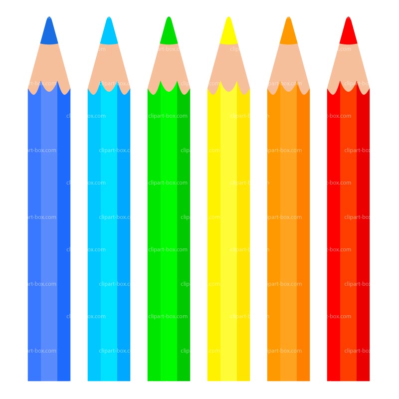 800x800 Color Clipart Colored Pencil
