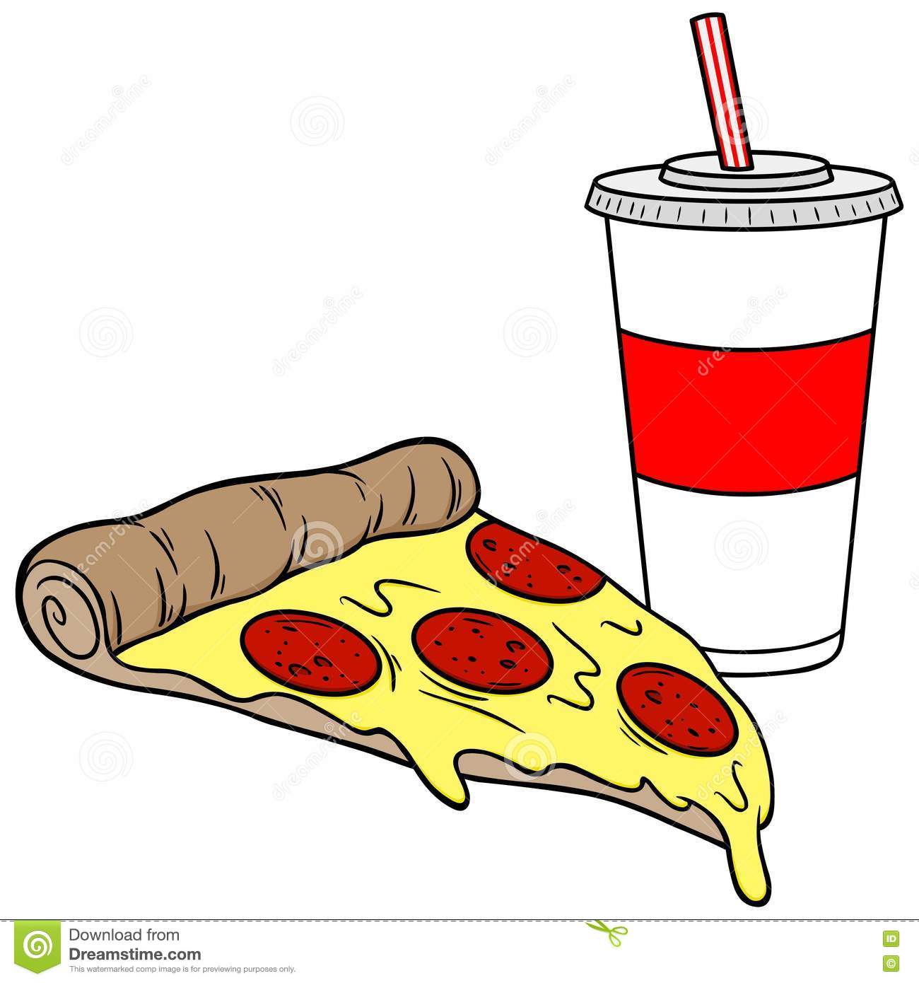 1300x1390 Pizza Clipart Drink