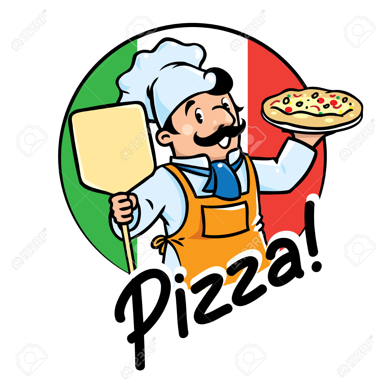 1300x1300 Restaurant Clipart Pizza Chef