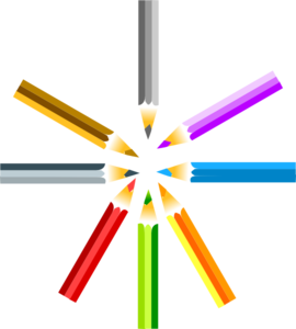 270x300 Colored Pencils Clip Art