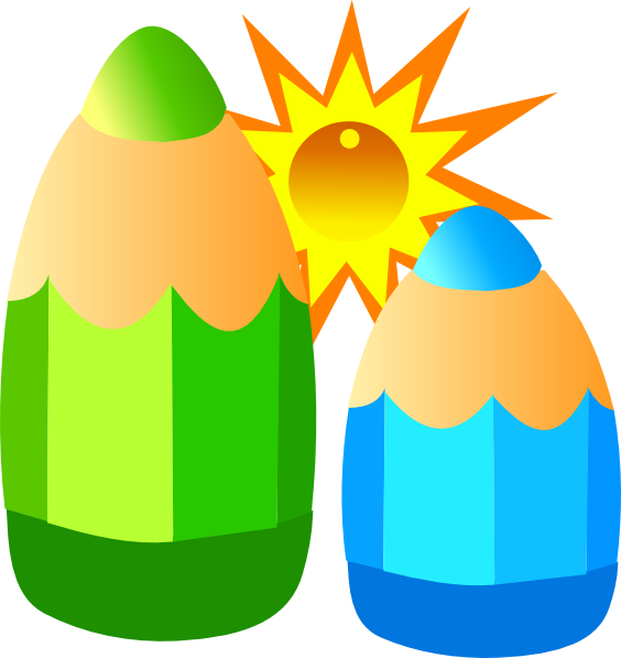 564x597 Cartoon Colored Pencils Clip Art