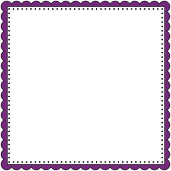 350x350 Scalloped Borders And Frames Clip Art