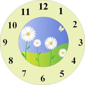 300x300 Clock With No Hands Clipart