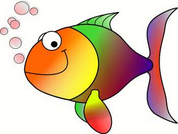 350x263 Colorful Clipart Cute Fish