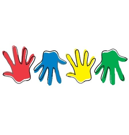 450x470 Color Clipart Colored Hand