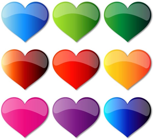 Colorful Heart Clipart | Free download on ClipArtMag