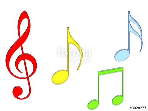 500x375 Colored Music Notes Stock Photo And Royalty Free Images