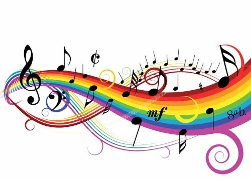 500x359 Musical Borders Colorful Music Note Border Free Clipart Images 2