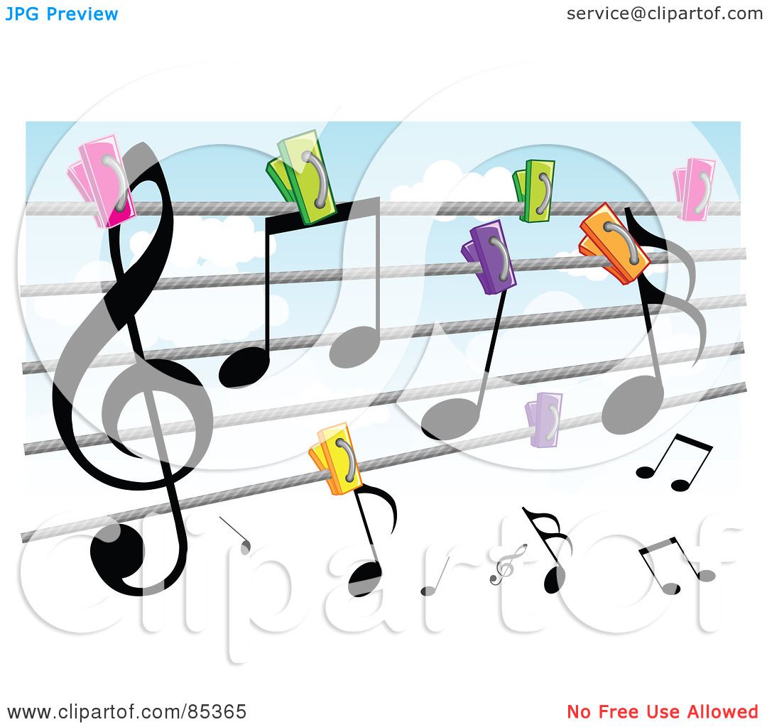 1080x1024 Royalty Free (Rf) Clipart Of Music Notes, Illustrations, Vector