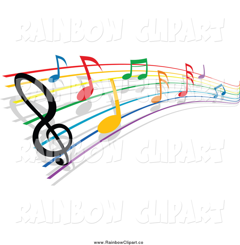1024x1044 Rainbow Music Notes Clipart