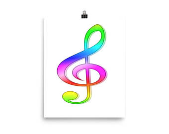 340x270 Colorful Music Notes Etsy