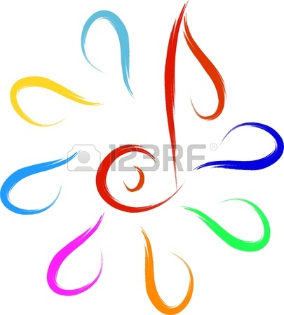 405x450 Music Notes With Singing Birds, Vector Background Royalty Free