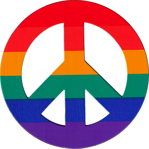 500x499 Rasta Clipart Peace Sign