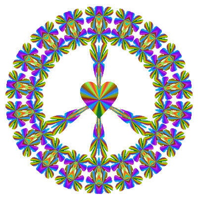 400x402 Peace Sign Clipart Colorful