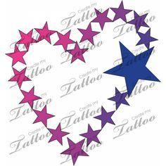 236x236 Hearts Stars Ink Slingers Tattoo Hearts And Stars