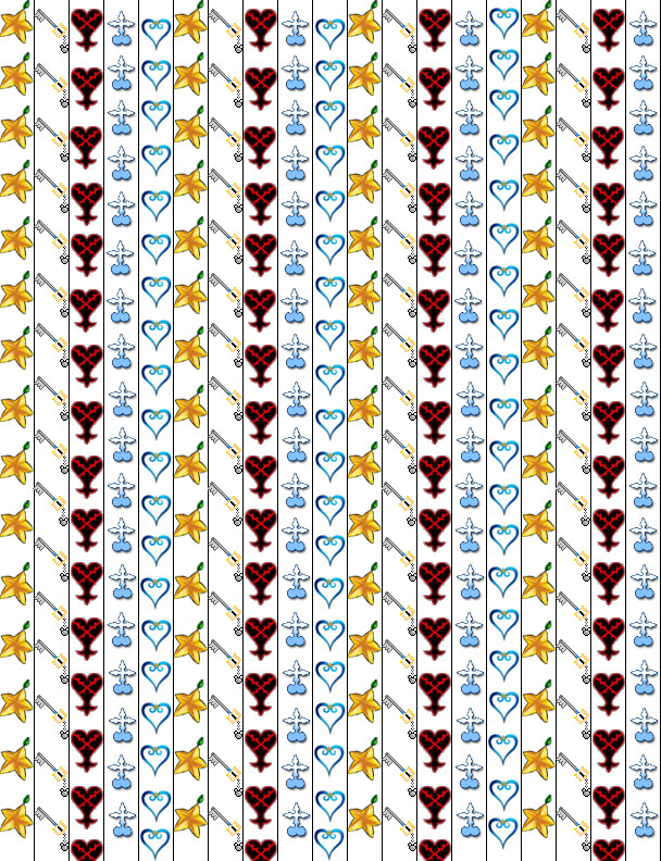 608x792 Kingdom Hearts Star Paper By Kat Likes Pie