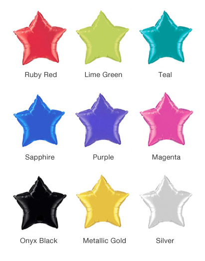 411x522 Mylar Stars And Hearts