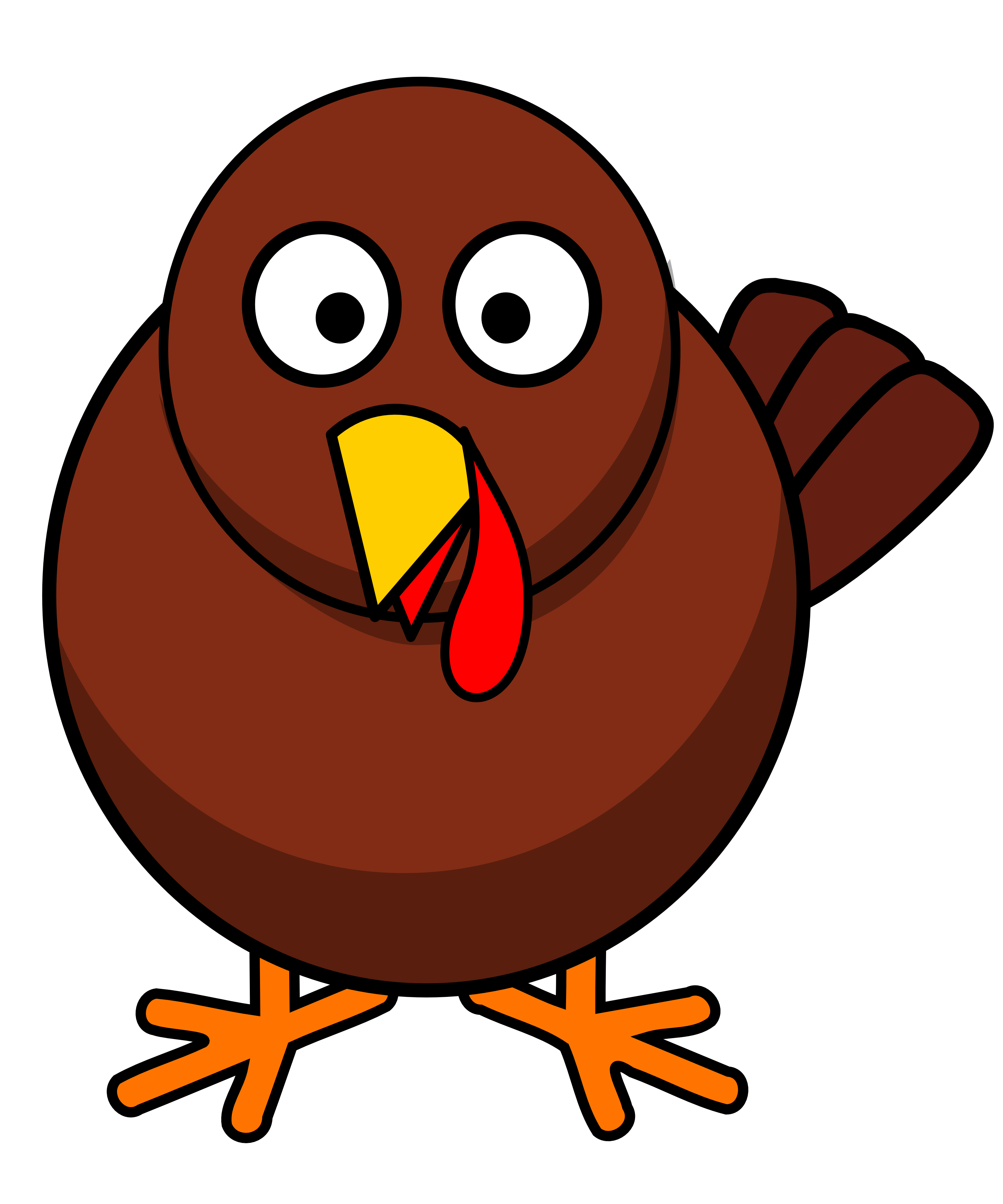 3333x4000 Turkey Clip Art Free To Color Clipart Panda