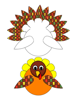 271x350 Crafts Cut Paste Color Colorful Turkey Options Bulletin Board